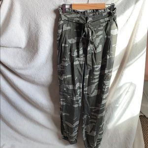 camouflage wind pants
